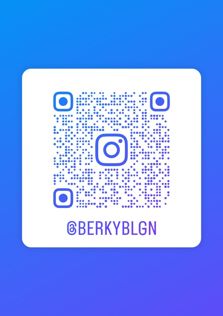 Instagram QR kodu – @berkyblgn